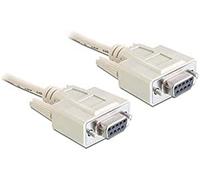 DELOCK 84250 CABLE DE SERIE GRIS 5 M SUB-D9