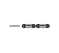 DeLOCK 84839 cavo USB 0,25 m 2 x USB A Nero