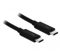 DeLOCK 84847 cavo USB USB 3.2 Gen 2 3.1 Gen 2 2 m USB C Nero (Delock - Thunderbolt kabel - USB-C til) NEW
