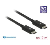 DeLOCK cavo Thunderbolt 3 USB-C a maschio USB-C, nero nero Nero 2m