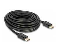 Delock 84862 DisplayPort Cavo Spina DisplayPort 10 m Nero tripla schermatura,