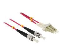 Delock 84867 5 m OM4 LC ST Cavo in fibra ottica LC > ST Multimode OM4 5 m
