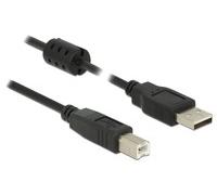 Delock 84896 1,5 m USB A USB B USB 2.0 Maschio/Maschio Nero Cable USB 2.0 Type-A