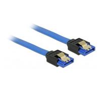 DeLOCK 84979 Cavo SATA 0,5 m Nero, Blu SATA 7-Pin