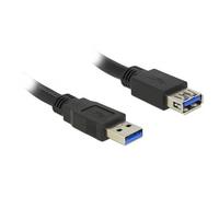 Delock 85058 Cavo USB USB 3.2 Gen1 Spina USB-A, Presa USB-A 5.00 m Nero contatt