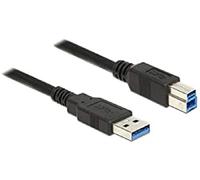 DELOCK 85065 Cable USB 0,5 M 3.2 Gen 1 (3.1 Gen 1) USB A USB B Negro