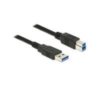 DeLOCK 85070 cavo USB USB 3.2 Gen 1 3.1 Gen 1 5 m USB A USB B Nero (DeLOCK USB-kabel - USB Type A til USB) NEW