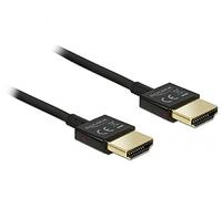 DeLock Cavo HDMI 85117 0,25 m HDMI tipo A (Standard) 3840 x 2160 Nero