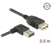 DeLOCK 85177 cavo USB USB 2.0 0,5 m USB A Nero (Delock Easy - USB forl?ngerkabel - USB) NEW
