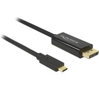 DeLOCK 85255 cavo e adattatore video 1 m USB C DisplayPort Nero