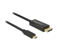 DeLock Cavo video USB-C a DisplayPort 85257 – modalità DP Alt, 3 m, Nero