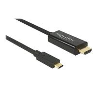 Delock 85259 2 m USB tipo-C HDMI Maschio Maschio Oro Cavo USB Type-C™ maschio >