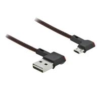 Delock 85270 Cavo USB USB 2.0 Spina USB-A, Spina USB-Micro-B 0.50 m Nero