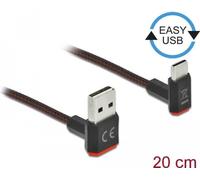 DeLOCK 85274 cavo USB 0,2 m USB 2.0 USB A USB C Nero (Delock Easy - USB Type-C kabel - USB t) NEW