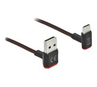 Delock 85275 Cavo USB USB 2.0 Spina USB-A, Spina USB-C® 0.50 m Nero