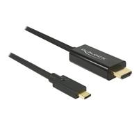 Delock Cavo Usb C A Hdmi 4k 3 M One Size Black