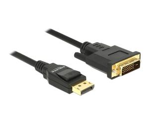Delock 85313 2 m DisplayPort DVI-D Maschio Maschio Dritto Cavo DisplayPort 1.2
