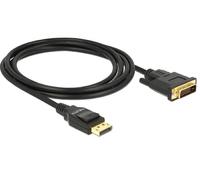 Delock 85313 85313/DisplayPort DVI-D Video Cable Adapter Converter Black 2.0 m