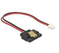 Anschlsse 1 x 2 Pin Buchse 1 x SATA 15 Pin Buchse Rasterma 250 mm Spannung 5 V Drahtquerschnitt 24 AWG Z. B. zur Nutzung mi NEW