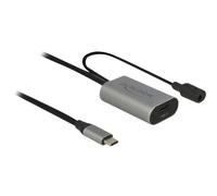 Delock 85392 câble USB 5 m USB 3.2 Gen 1 (3.1 Gen 1) USB C Noir, Gris