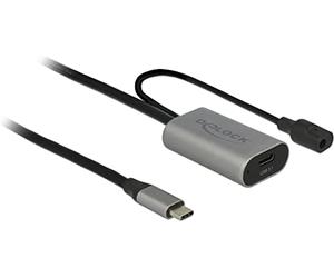 Delock 85392 câble USB 5 m USB 3.2 Gen 1 (3.1 Gen 1) USB C Noir, Gris