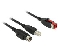DeLOCK 85489 3m USB B Maschio Maschio Nero cavo USB