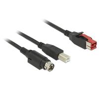 DeLOCK 85491 cavo USB 5 m USB B Nero