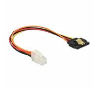 DELOCK 85519 - Delock Cable P4 male > SATA 15 pin receptacle 20 cm