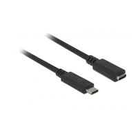 Delock 85533 Cavo USB USB 3.2 Gen1 Spina USB-C®, Presa USB-C® 1.00 m Nero