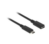 Delock 85534 Cavo USB USB 3.2 Gen1 Spina USB-C®, Presa USB-C® 1.50 m Nero