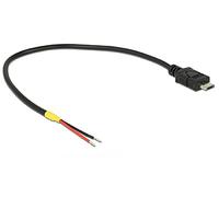 DeLOCK 85541 0.2m Micro-USB B Maschio Nero cavo USB