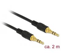DeLOCK 85549 cavo audio 2 m 3.5mm Nero (Delock audiokabel - 2 m) - Nouvo