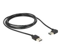 Delock 85557 2 m USB A USB A USB 2.0 0,48 Gbit/s Nero Cavo EASY-USB 2.0 Tipo-A