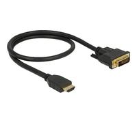 DELOCK 85651 - HDMI to DVI 24+1 cable bidirectional 0.5 m