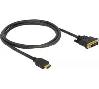 DeLOCK 85652 cavo e adattatore video 1 m HDMI tipo A Standard DVI Nero (Delock adapterkabel - 1 m) NEW
