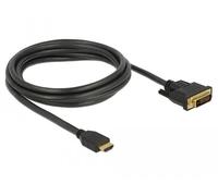 DELOCK 85654 - HDMI to DVI 24+1 cable bidirectional 2 m