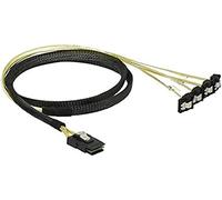 DeLOCK 85687 85687 Cavo di interfaccia/adattatore 1 x Mini SAS SFF-8087 4 x SATA 7-Pin Nero - Giallo