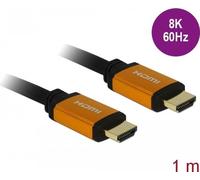 DeLOCK 85727 cavo HDMI 1 m HDMI tipo A [Standard] Nero, Oro (Delock HDMI-kabel - 1 m) NEW