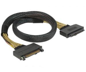 DELOCK 85738 Cable Serial Attached SCSI (SAS) 0,5 M 4 GBIT/S Negro