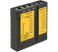 DELOCK 86107 - Tester di rete RJ45/RJ12/PoE