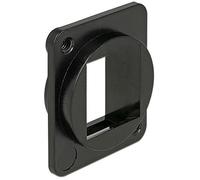 Delock 86275 Keystone - Supporto a 1 Porta XLR, Tipo D, Colore: Nero