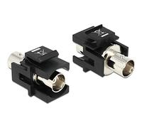 Delock 86351 Keystone Modulo Keystone (Nero, Argento, BNC, 32,5 mm, 18 mm, 22,3 mm)