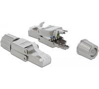 DeLOCK 86477 cavo di collegamento RJ-45 Grigio (Delock netvrk-konnektor) NEW