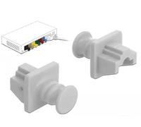 DeLOCK 86507 Copertura Antipolvere per Porta RJ-45 10 Pezzo 86507, RJ-45, Bianco, PC Desktop/postazione, 18 mm, 21 mm, 14 mm