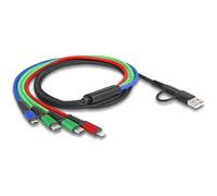Delock USB LadeCavo 4 in 1 USB USB-C zu Lightning/Micro Cavo 87035