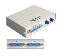 Delock 87618 2-port Interruttore Parallel D-sub 25pol., Parallel Switch