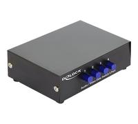 Delock 87637 Cablato 136 x 88 x 33 mm Switch Audio / Video manuale bidirezionale