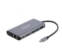 Delock USB Type-C Dockingstation 4K HDMI DP 3.0 SD LAN PD 3 La 87683