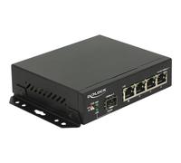 DELOCK 87704 - Switch, 4 porte, Gigabit Ethernet, porte SFP