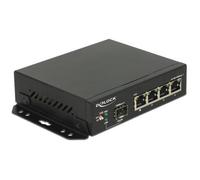 DELOCK 87704 - Switch, 4 porte, Gigabit Ethernet, porte SFP